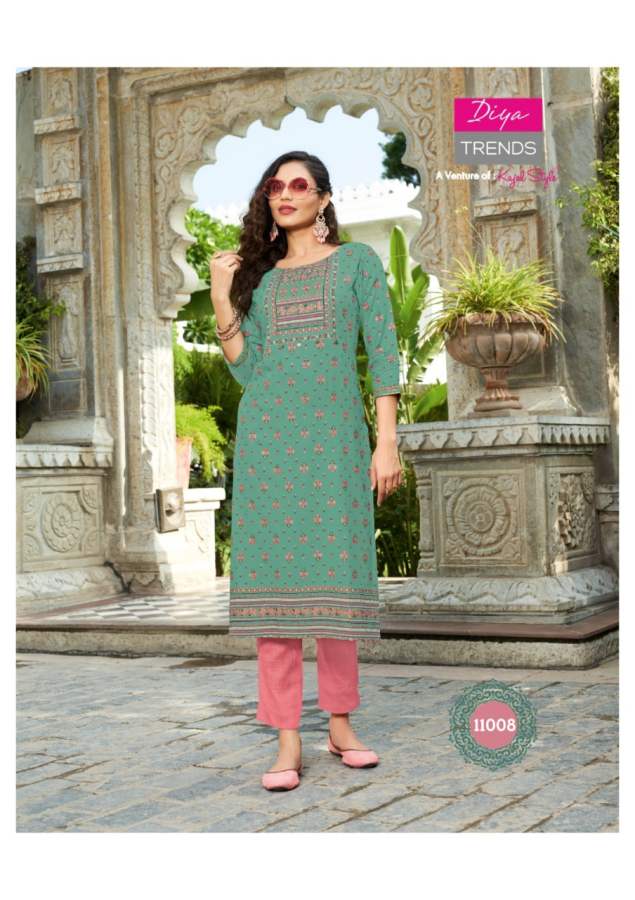 Gardencity 11 Fancy Ethnic Wear Rayon Designer Kurti Latest Collection
